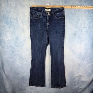 Levis 526 Slender Bootcut Jeans Dark Wash Blue Denim Womens W28 L30